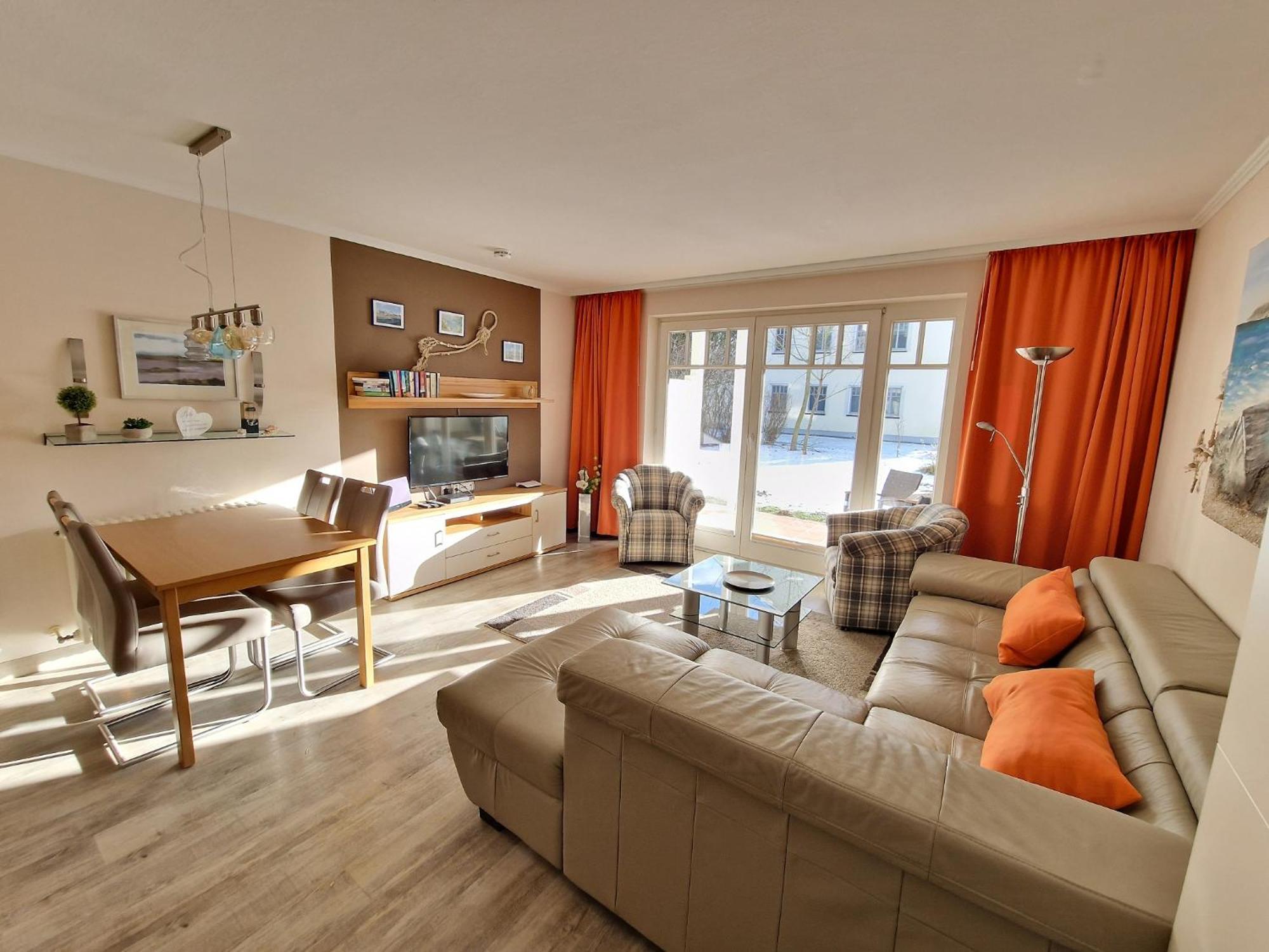 Duenenpark Binz - Komfort Ferienwohnung Mit 1 Schlafzimmer Und Terrasse Im Erdgeschoss 220 Esterno foto